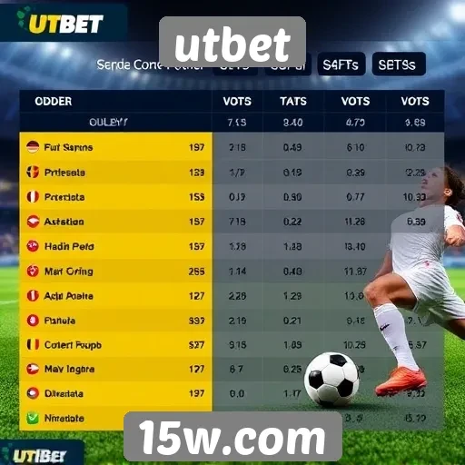 Comparação de odds no utbet e concorrentes